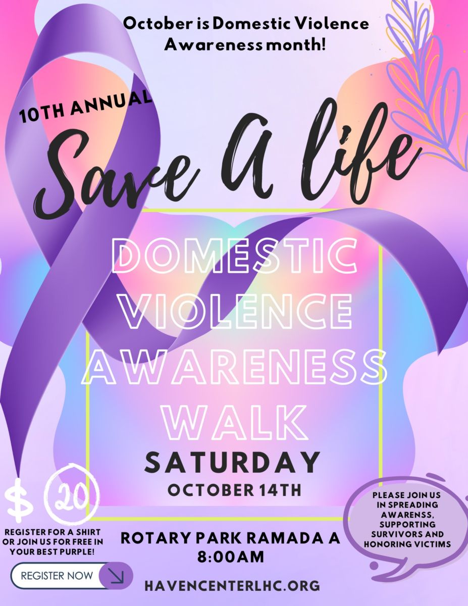 10th Annual "Save a Life" Domestic Violence Awareness Walk Lake